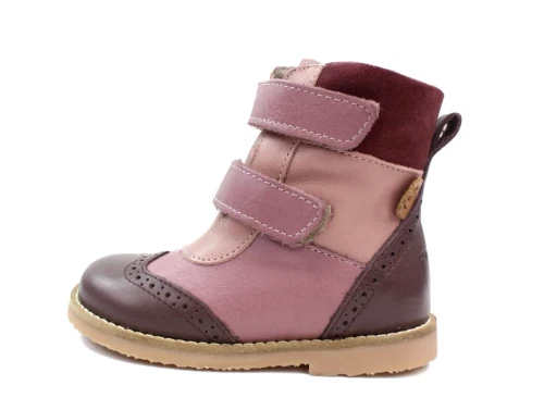 Pom Pom vinterstøvle dark plum/rose med TEX